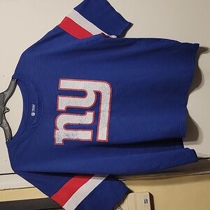 NFL TEAM APPAREL NY CROP TOP JERSEY SZ XL